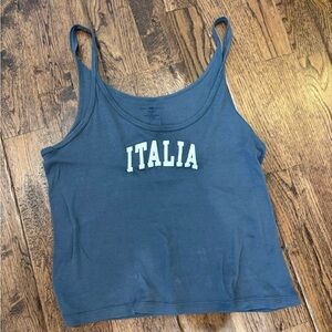TRENDY! Brandy Melville women’s Blue and Navy Tank